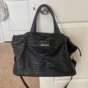 Black Juicy Couture overnight bag